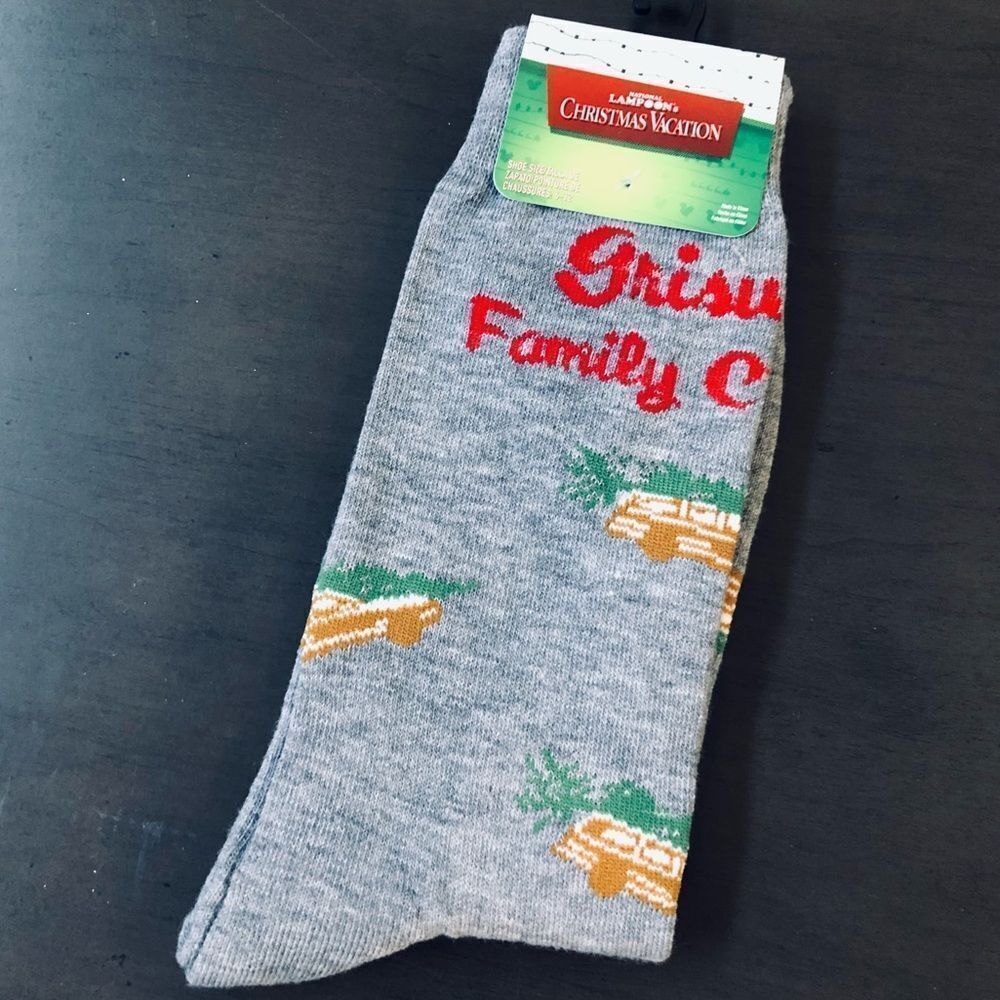 National Lampoon Christmas Griswold Family Vacation Fun Socks - Picture 1 of 3